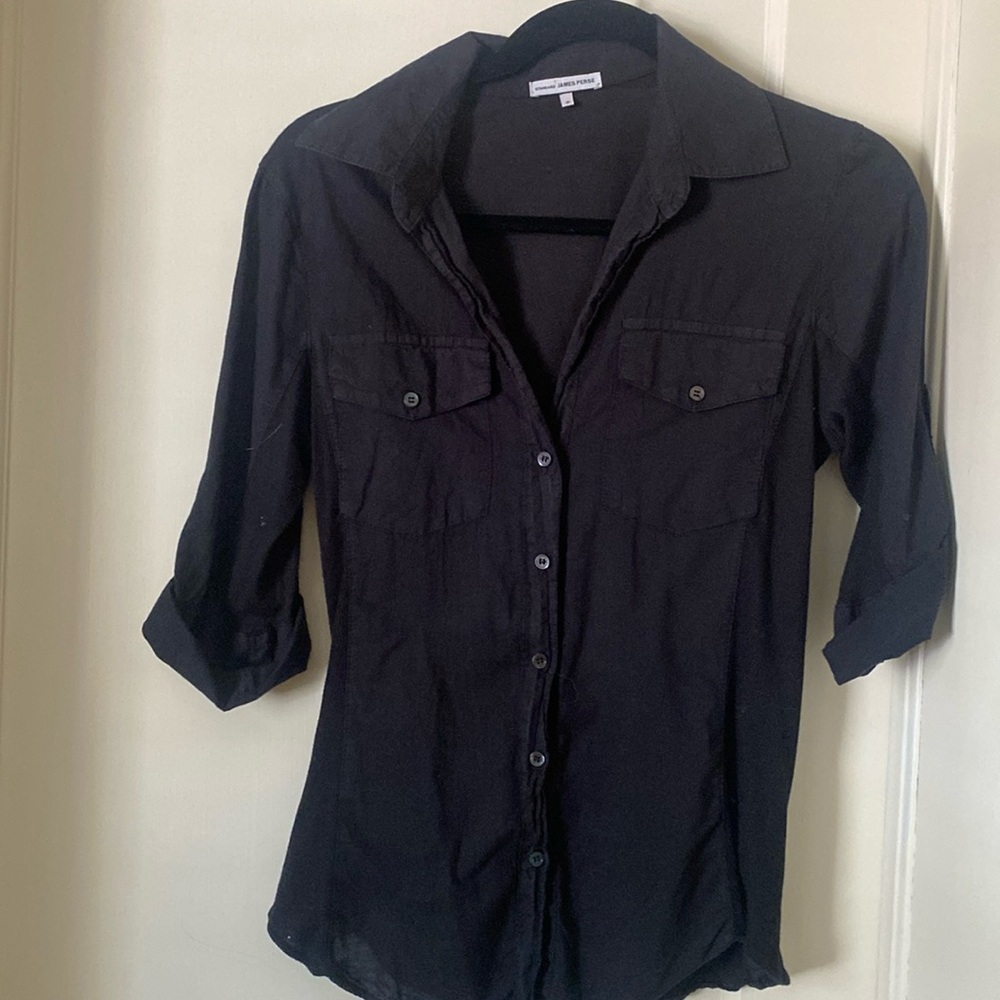 James Perse Buton Up Top